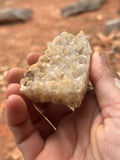 Excellent 0.176 lb Druzy Quartz Crystal Plate – Natural Sparkling Point Cluster